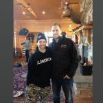 Professional snowboarder Louie Vito visits Snowflex Centre